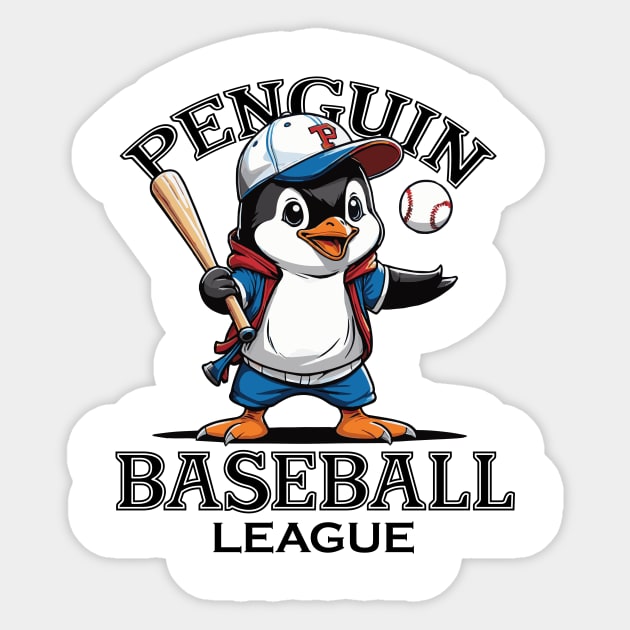 Penguin Baseball League Sticker by Arcanum Luxxe Store